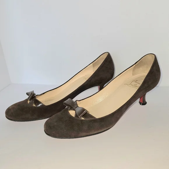 Christian Louboutin Suede Pumps - Picture 5 of 10